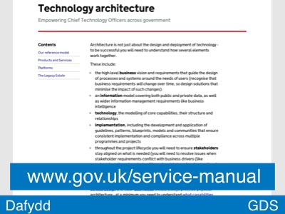 Slide 34 - The Manual (Technology architecture)