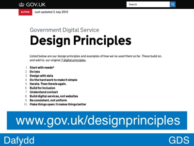 Design principles