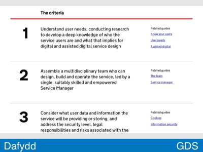 Slide 25 - The Standard - points 1 to 3